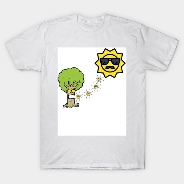 Funny Hungry Tree T-Shirt by AwesomeApparrel